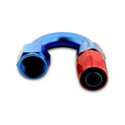 A-1 Products Fitting Hose End 200 Series 180 Degree 6 AN Hose to 6 A