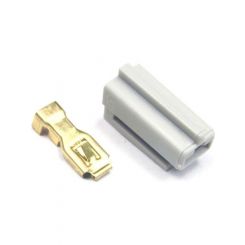American Autowire Wire Terminal Insulated Female 1 Wire Plastic White