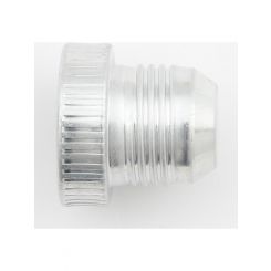 Aeroquip Fitting Plug 12 AN Knurled Head Aluminum Natural Set of 10