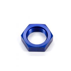 Aeroquip Bulkhead Fitting Nut - 8 AN - Aluminum - Blue Anodize - Each
