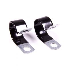 Aeroquip Line Clamp - Adel - 1.250 in ID - Vinyl Coated - Steel - Pair