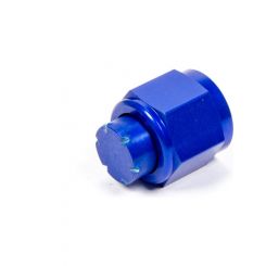 Aeroquip Fitting - Cap - 10 AN - Aluminum - Blue Anodize - Each