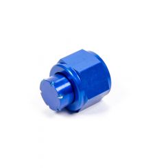 Aeroquip Fitting - Cap - 12 AN - Aluminum - Blue Anodize - Each