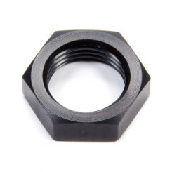Aeroquip Bulkhead Fitting Nut - 8 AN - Aluminum - Black Anodize - Each