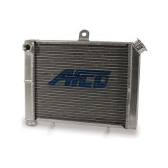 Afco Racing Products Radiator 17 in W x 12-1/8 in H Dual Pass Drivers S