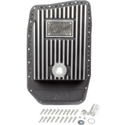 AFE Power Transmission Pan Deep Adds 7.0 qt Capacity Finned Steel Bl