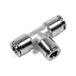 Air Lift Fitting Adapter Tee 1/4 in Female Push to Connect Air Lift Hel