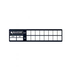 Allstar Performance Information Sticker Allstar Tire Log Set of 40