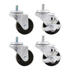 Allstar Performance Engine Cradle Casters Heavy Duty 1/2 in Studs Lo