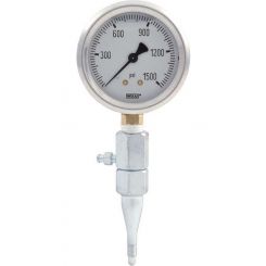 Allstar Performance Brake Pressure Gauge 0-1500 psi Mechanical Analo