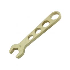 Allstar Performance AN Wrench Single End 10 AN Aluminum Gold Anodize