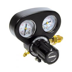 Allstar Performance Air Regulator 10-500 psi Dual Gauge Brass Natura