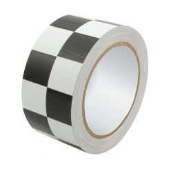 Allstar Performance Racers Tape 45 ft Long 2 in Wide Checkered Black