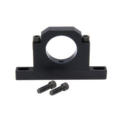 Allstar Performance Overflow Tank Bracket Clamp-On Aluminum Black An