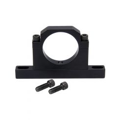 Allstar Performance Overflow Tank Bracket Clamp-On Aluminum Black An
