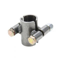 Allstar Performance Tube Clamp 2-Bolt 1 in ID 2 in Wide Steel Natural