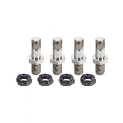 Allstar Performance Shock Mount Stud 1/2-20 in Threads 2 in Long Hex
