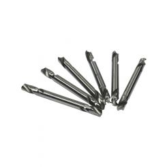 Allstar Performance Drill Bit Double End 1/8 in OD Steel Set of 6