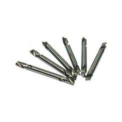 Allstar Performance Drill Bit Double End 3/16 in OD Steel Set of 6