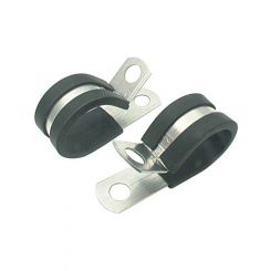 Allstar Performance Line Clamp Adel 0.625 in ID Rubber Lining Alu
