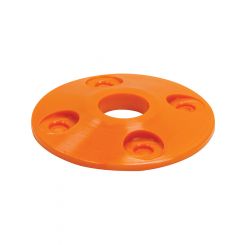 Allstar Performance Scuff Plate 2 in OD 1/2 in ID Plastic Orange Set