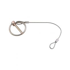 Allstar Performance Torsion Clip 3/16 in OD 10 in Lanyard Steel Chro
