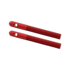 Allstar Performance Hood Pin 3/8 in OD x 3-1/2 in Long Aluminum Red