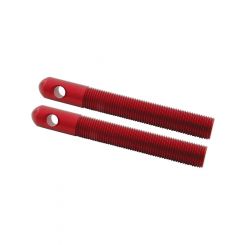 Allstar Performance Hood Pin 1/2 in OD x 4 in Long Aluminum Red Anod