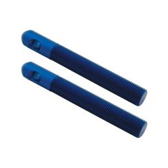 Allstar Performance Hood Pin 1/2 in OD x 4 in Long Aluminum Blue Ano