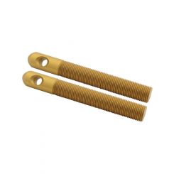 Allstar Performance Hood Pin 1/2 in OD x 4 in Long Aluminum Gold Ano