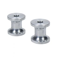 Allstar Performance Hourglass Spacer 1/4 in ID 1 in Thick Aluminum N