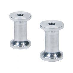 Allstar Performance Hourglass Spacer 1/4 in ID 1-1/2 in Thick Alumin