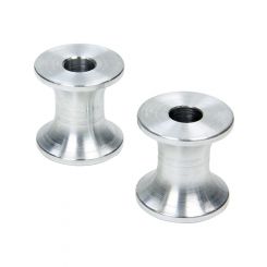 Allstar Performance Hourglass Spacer 1/2 in ID 1-1/2 in Thick Alumin