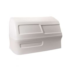 Allstar Performance Nose Passenger Side Molded Plastic White Chevy