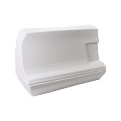 Allstar Performance Bumper Cover Rear Driver Side Molded Plastic Wh