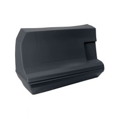 Allstar Performance Bumper Cover Rear Driver Side Molded Plastic Bl