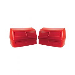 Allstar Performance Nose 2 Piece Complete Molded Plastic Red Chevy M