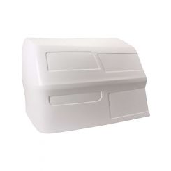 Allstar Performance Nose MD3 Passenger Side Molded Plastic White Ch