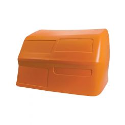 Allstar Performance Nose MD3 Driver Side Molded Plastic Orange Chev