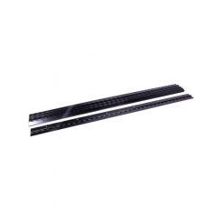 Allstar Performance Hinge Low Profile 36 in Long Aluminum Black Pa