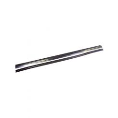 Allstar Performance Hinge Low Profile 72 in Long Aluminum Black Pa