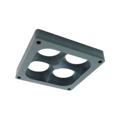 Allstar Performance Carburetor Spacer 1 in Thick 4 Hole Dominator Fl