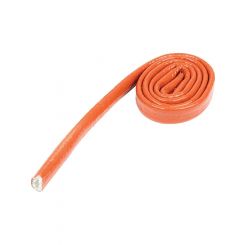 Allstar Performance Hose and Wire Sleeve Fireflex 1/4 in ID 3 ft Sil