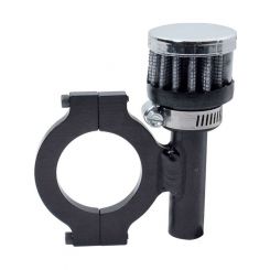 Allstar Performance Breather Clamp-On Round 5/8 in OD Tube 1-1/2 in