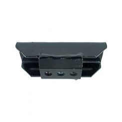 Allstar Performance Transmission Mount Solid 3/16 in Steel Black Oxi