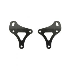 Allstar Performance Motor Mount Bolt-On 2 in Offset Steel Black Powd