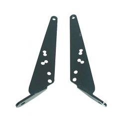 Allstar Performance Motor Mount Bolt-On Steel Black Powder Coat Rear