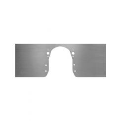 Allstar Performance Motor Plate Front 12 x 36 x 1/4 in Aluminum Natu