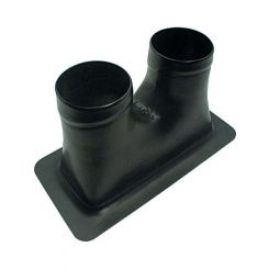 Allstar Performance Air or Brake Duct Headlight Mount Dual 3 in Tube