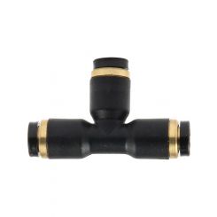 Allstar Performance Fitting Adapter Tee 3/16 in Female Pushlock x 3/